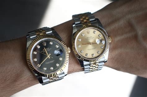 rolex datejust 36mm vs 41mm|rolex datejust 41 with diamonds.